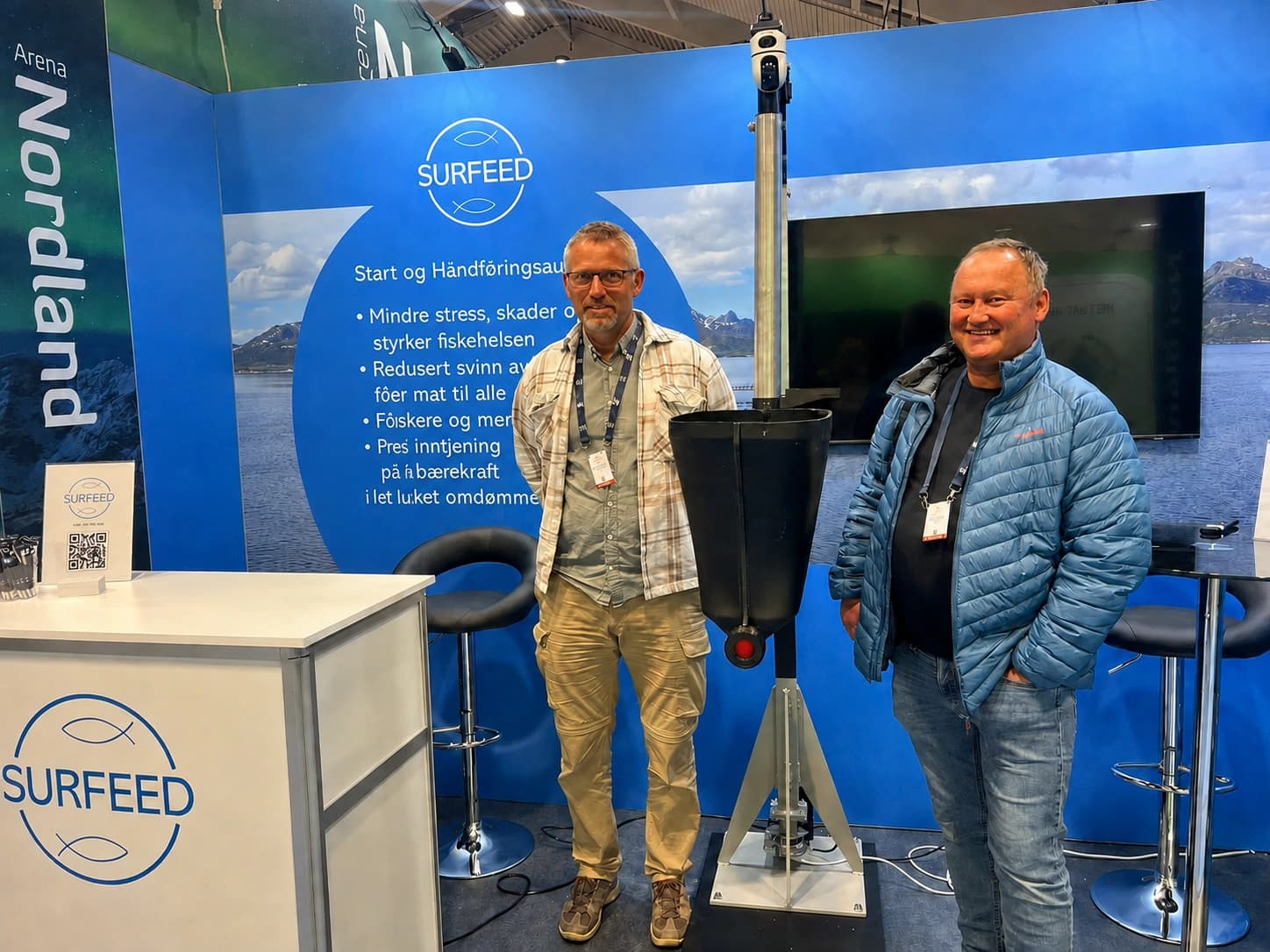 Surfeed-teamet på messe